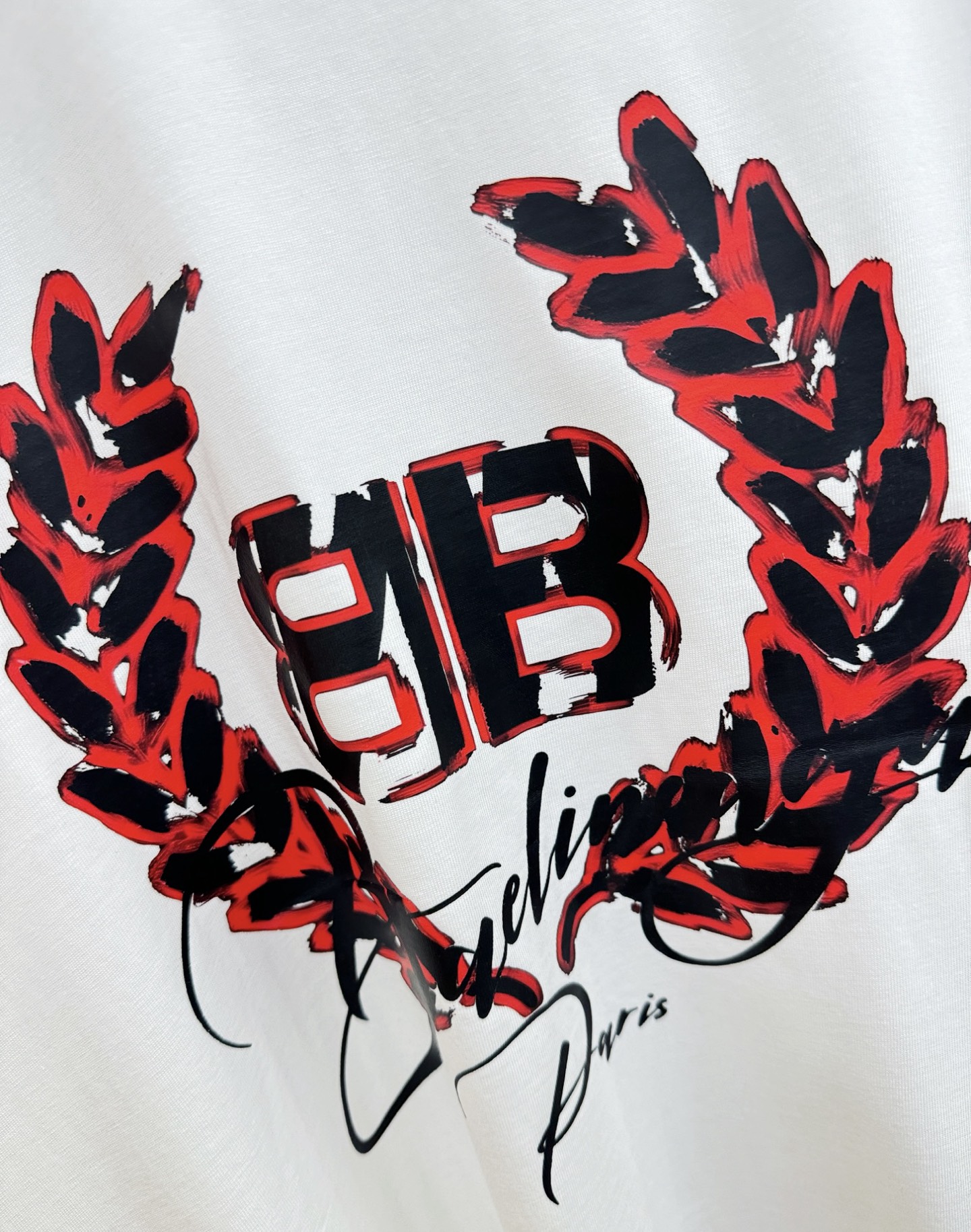 (最大可穿200斤) Balenciaga巴黎世家 2026新款短袖T恤！男女同款！走秀图案时尚休闲短袖