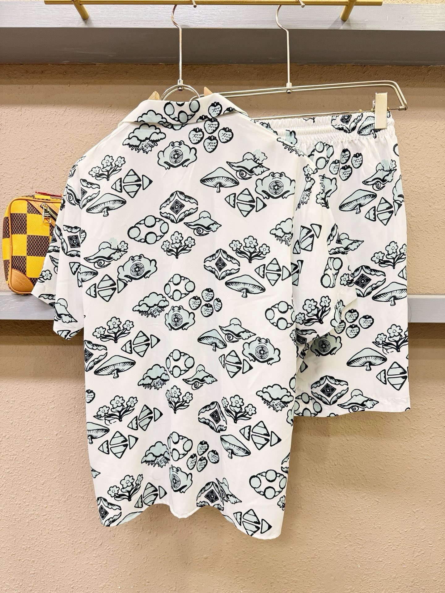 高定款(真丝面料升级 ) Casablanca 最大可穿250斤‼️新款真丝套装，男女同款家居服套装，定