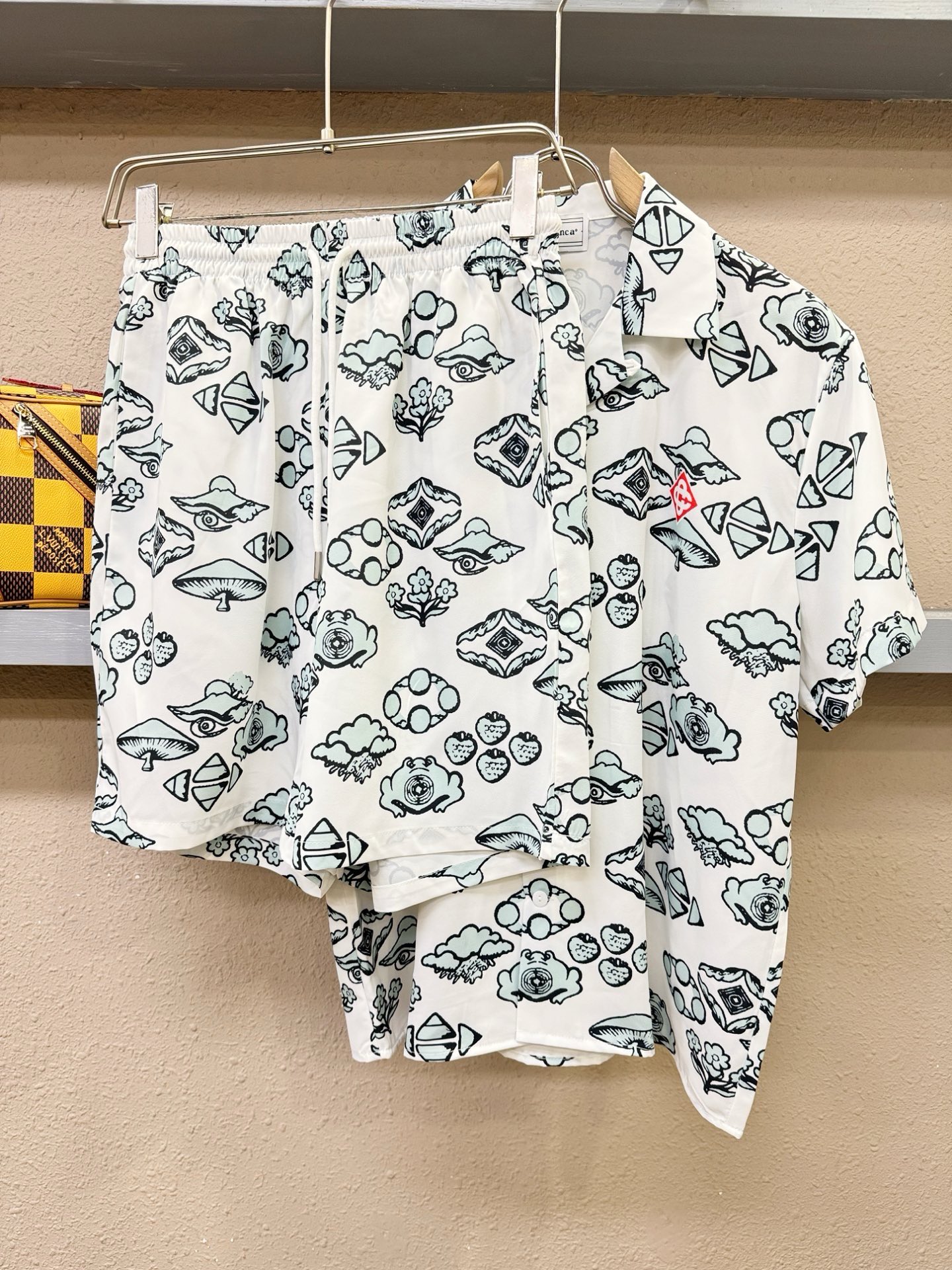 高定款(真丝面料升级 ) Casablanca 最大可穿250斤‼️新款真丝套装，男女同款家居服套装，定