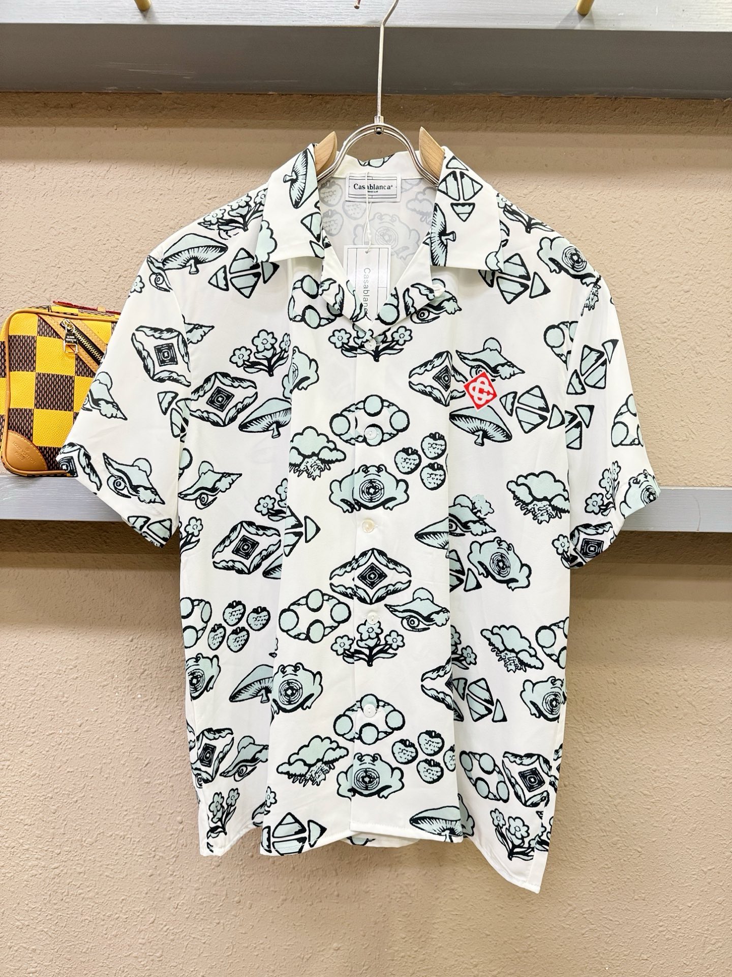 高定款(真丝面料升级 ) Casablanca 最大可穿250斤‼️新款真丝套装，男女同款家居服套装，定