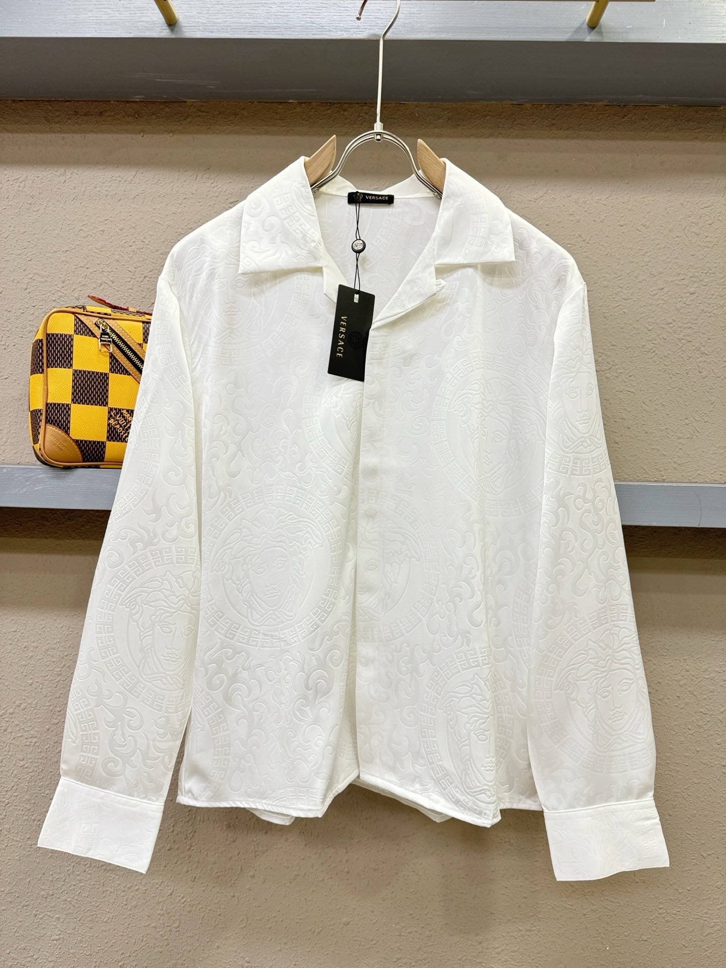 高定款(真丝面料升级 )最大可穿250斤 Versace 范思哲新款真丝套装，男女同款家居服套装，定制真