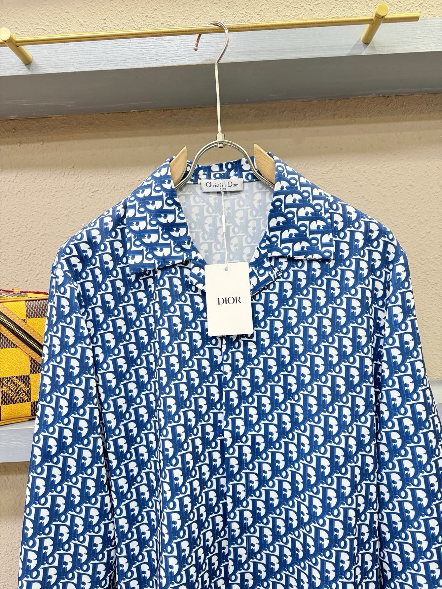 高定款(真丝面料升级 )最大可穿250斤 Dior迪奥 新款真丝套装，男女同款家居服套装，定制真丝面料，