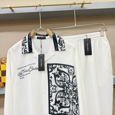 高定款(真丝面料升级 )最大可穿250斤 DG新款真丝套装,男女同款家居服套装,定制真丝面料,不抽丝!睡 高定款(真丝面料升级 )最大可穿250斤 DG新款真丝套装,男女同款家居服套装,定制真丝面料,不抽丝!睡