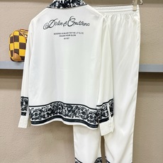高定款(真丝面料升级 )最大可穿250斤 DG新款真丝套装,男女同款家居服套装,定制真丝面料,不抽丝!睡 高定款(真丝面料升级 )最大可穿250斤 DG新款真丝套装,男女同款家居服套装,定制真丝面料,不抽丝!睡