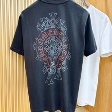 (最大可穿240斤) CHROME HEARTS 克罗心 2026春夏新款短袖T恤!走秀图案时尚休闲短袖 (最大可穿240斤) CHROME HEARTS 克罗心 2026春夏新款短袖T恤!走秀图案时尚休闲短袖