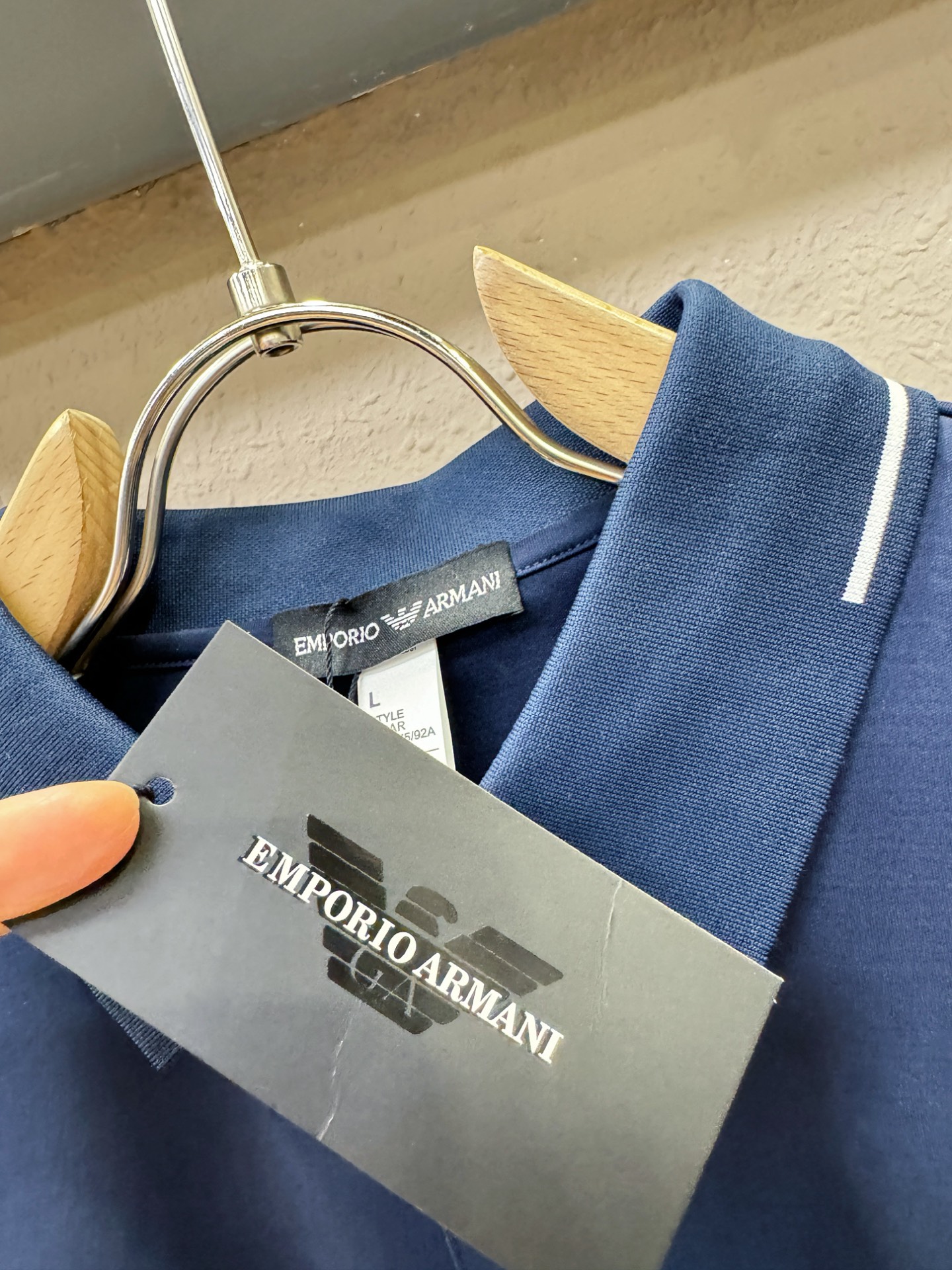 Armani 阿玛尼 2026官方春夏新款 专柜同步上市 男士翻领短袖POLO衫，高端主线系列，进口珠地