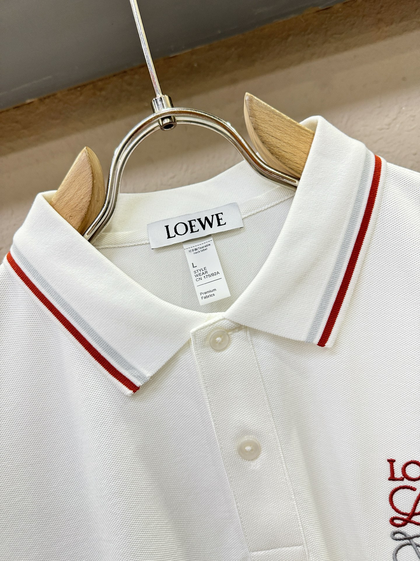 LOEWE罗意威 2026官方春夏新款 专柜同步上市 男士翻领短袖POLO衫，高端主线系列，进口珠地丝光