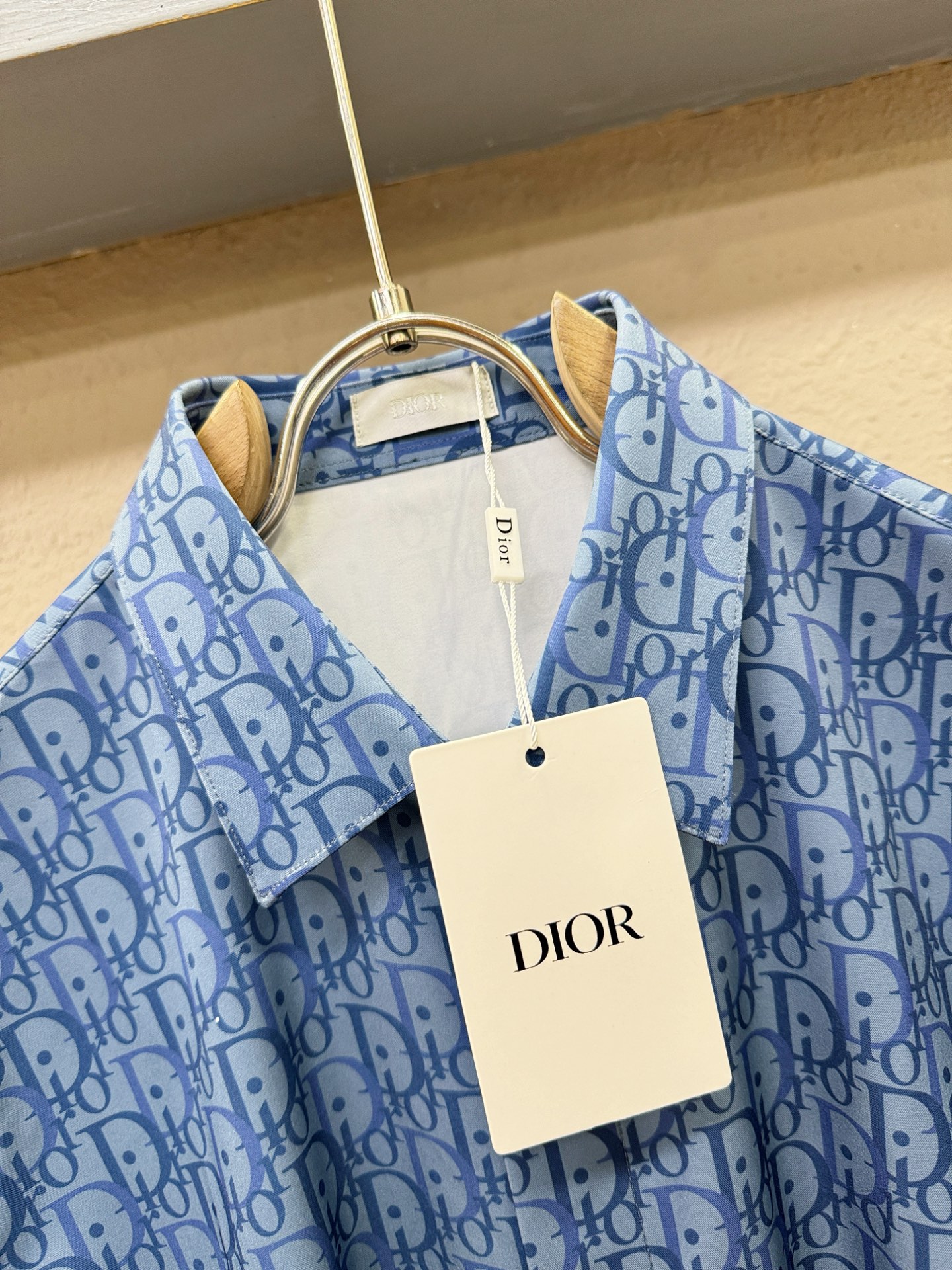 高定款(真丝面料升级 ) Dior迪奥 最大可穿190斤，新款真丝衬衫，男女同款，定制真丝面料，不抽丝！