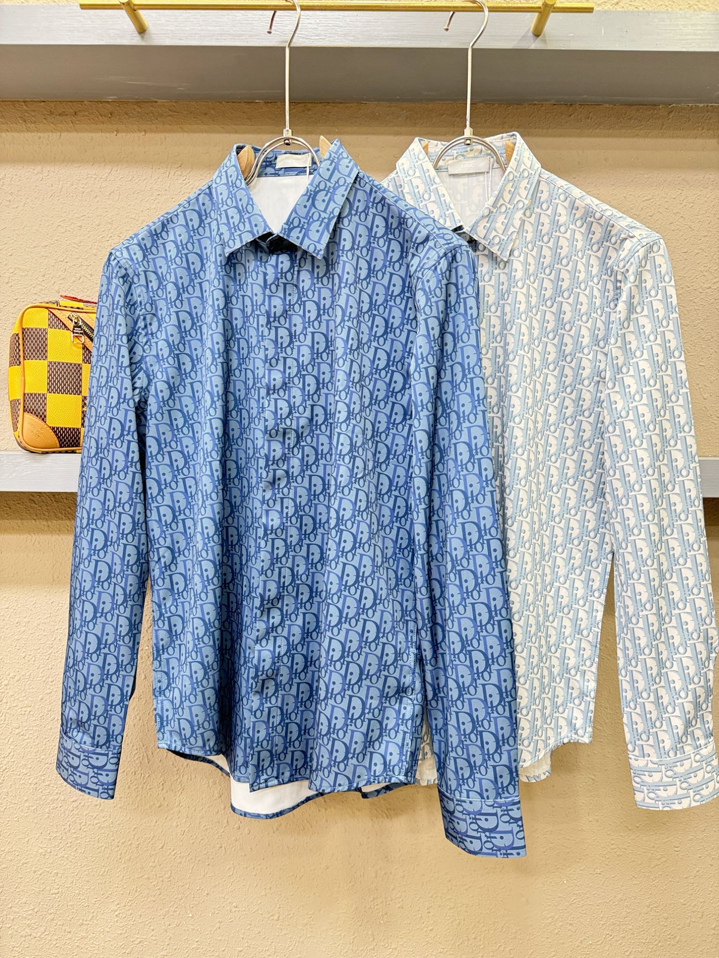 高定款(真丝面料升级 ) Dior迪奥 最大可穿190斤，新款真丝衬衫，男女同款，定制真丝面料，不抽丝！