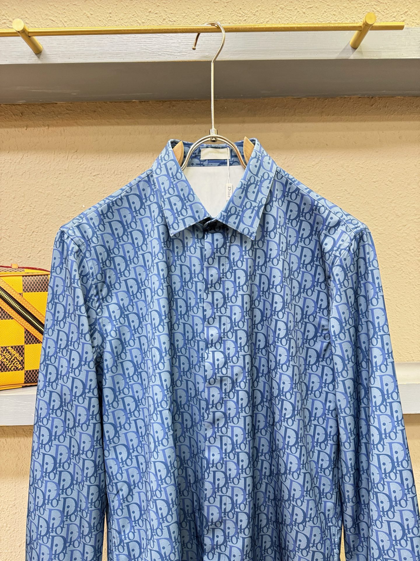 高定款(真丝面料升级 ) Dior迪奥 最大可穿190斤，新款真丝衬衫，男女同款，定制真丝面料，不抽丝！