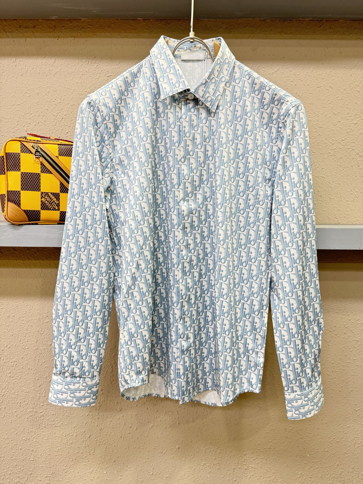 高定款(真丝面料升级 ) Dior迪奥 最大可穿190斤，新款真丝衬衫，男女同款，定制真丝面料，不抽丝！