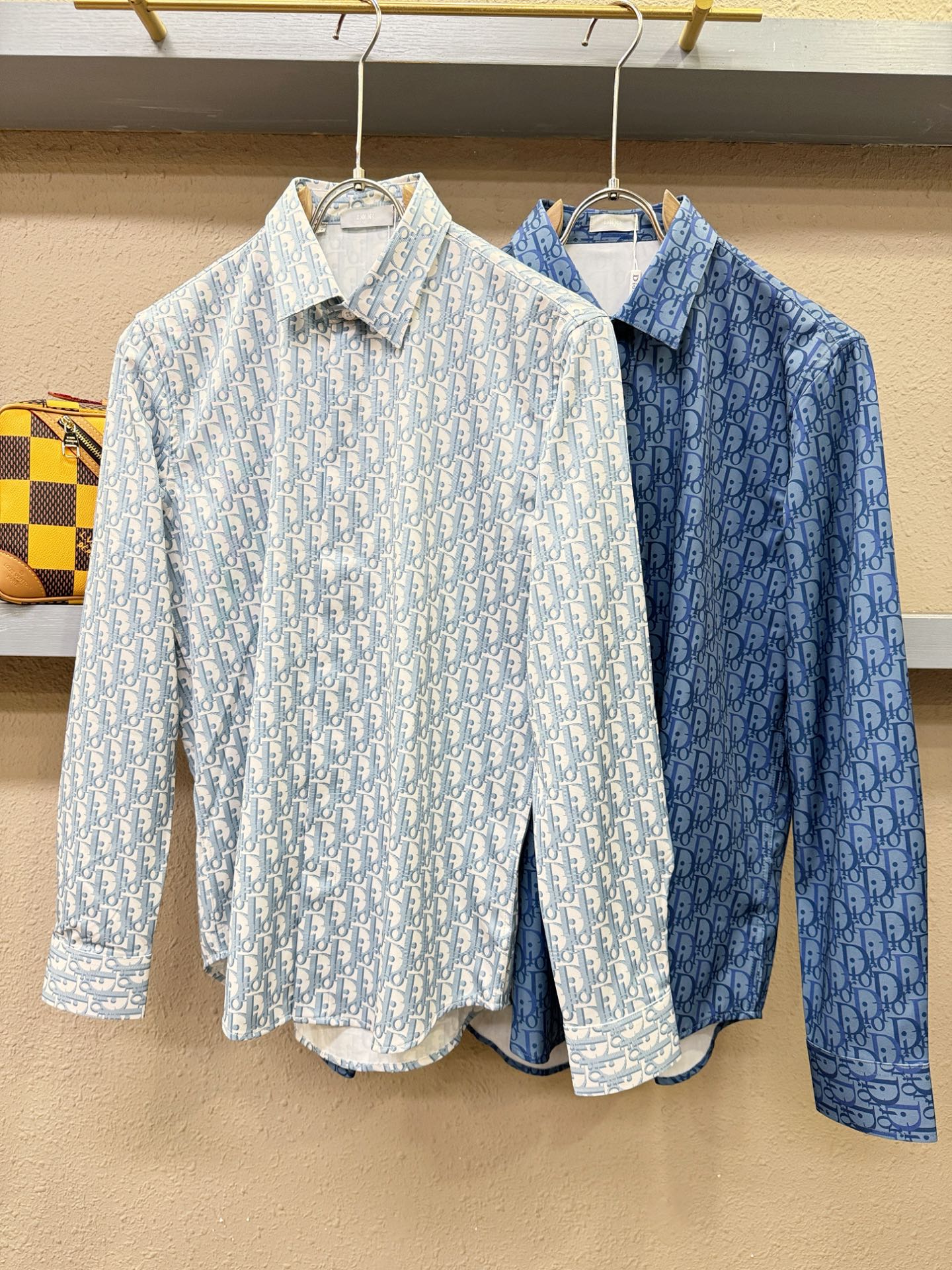 高定款(真丝面料升级 ) Dior迪奥 最大可穿190斤，新款真丝衬衫，男女同款，定制真丝面料，不抽丝！