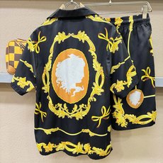 高定款(真丝面料升级 ) Versace 范思哲 最大可穿250斤,新款真丝套装,男女同款家居服套装,定 高定款(真丝面料升级 ) Versace 范思哲 最大可穿250斤,新款真丝套装,男女同款家居服套装,定