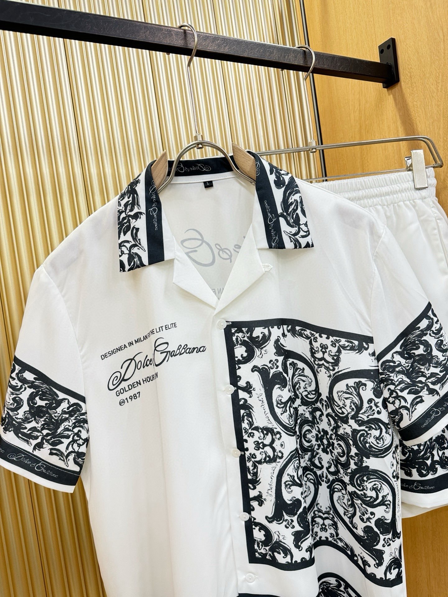 高定款(真丝面料升级 ) Versace 范思哲 最大可穿250斤，新款真丝套装，男女同款家居服套装，定
