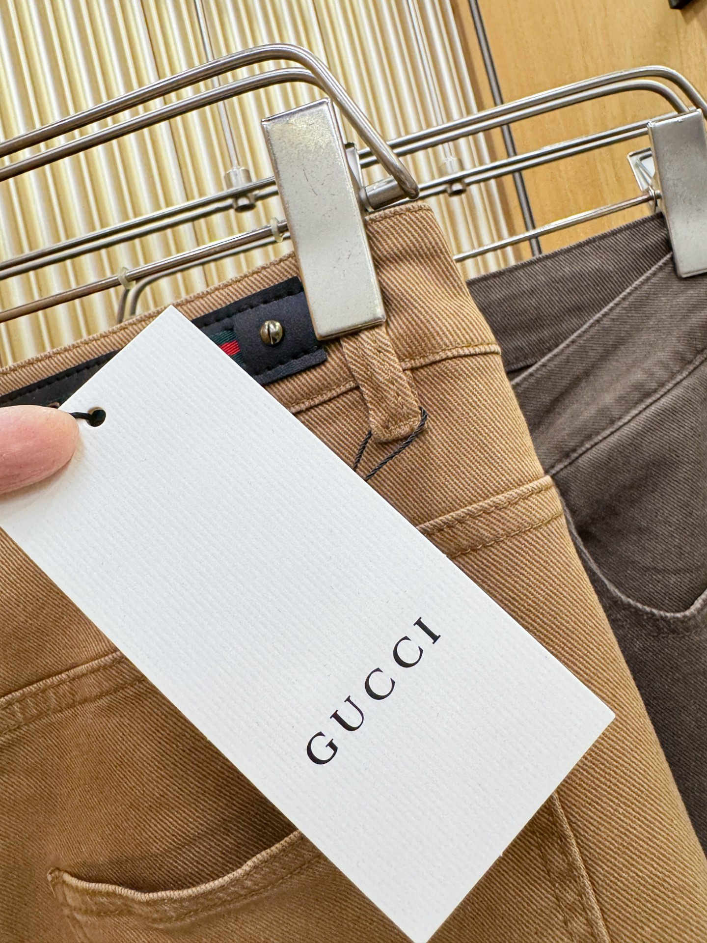 Gucci古奇 2026新款休闲裤，精选面料，柔软舒适有质感，原版五金配件，非常炫酷，细节处理精致，上身