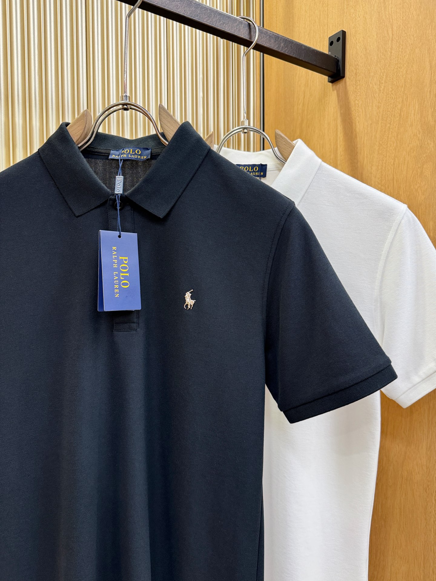 POLO 2026春夏新款首发专柜最新款翻领短袖，丝光珠地棉面料，高端订制 设计前卫时尚！品牌logo重工艺设计 手感柔