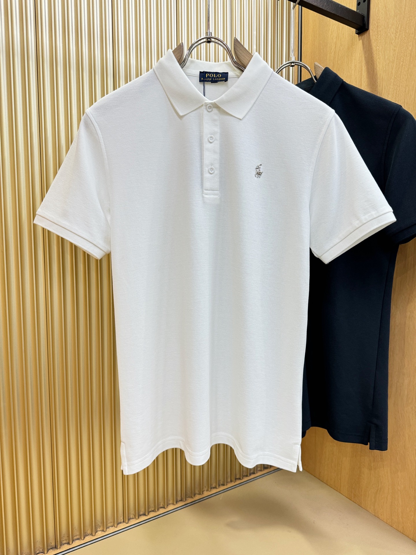 POLO 2026春夏新款首发专柜最新款翻领短袖，丝光珠地棉面料，高端订制 设计前卫时尚！品牌logo重工艺设计 手感柔