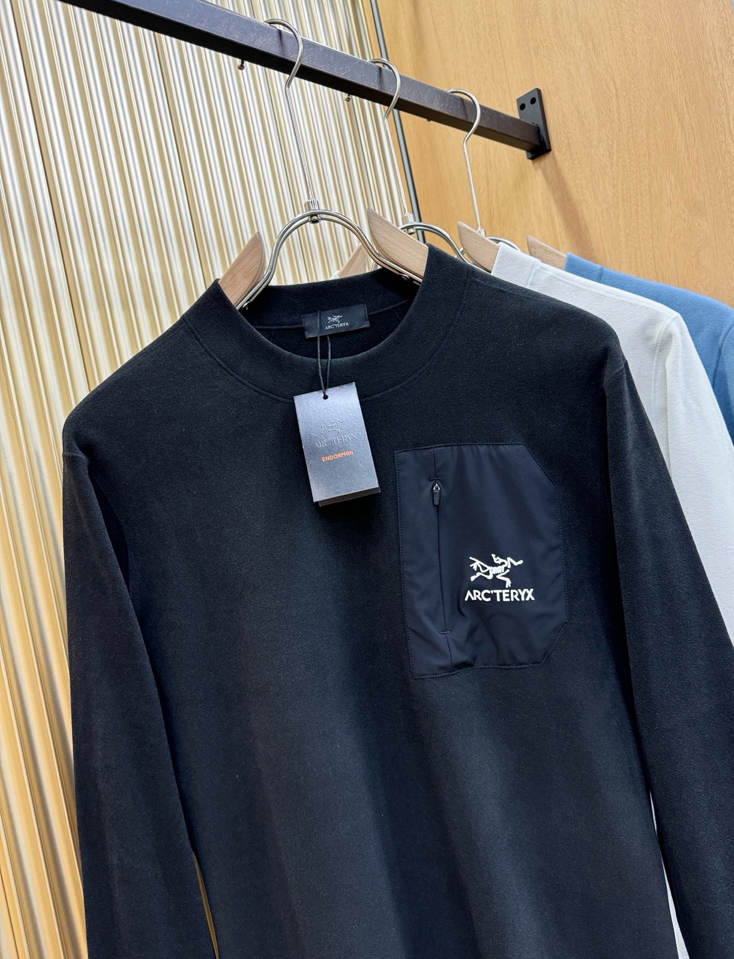 ARC‘TERYX/始祖鸟 2026ss秋冬新品 长袖T恤，经典Logo设计，百搭款 官网同步发售 定制面料，柔软细腻 