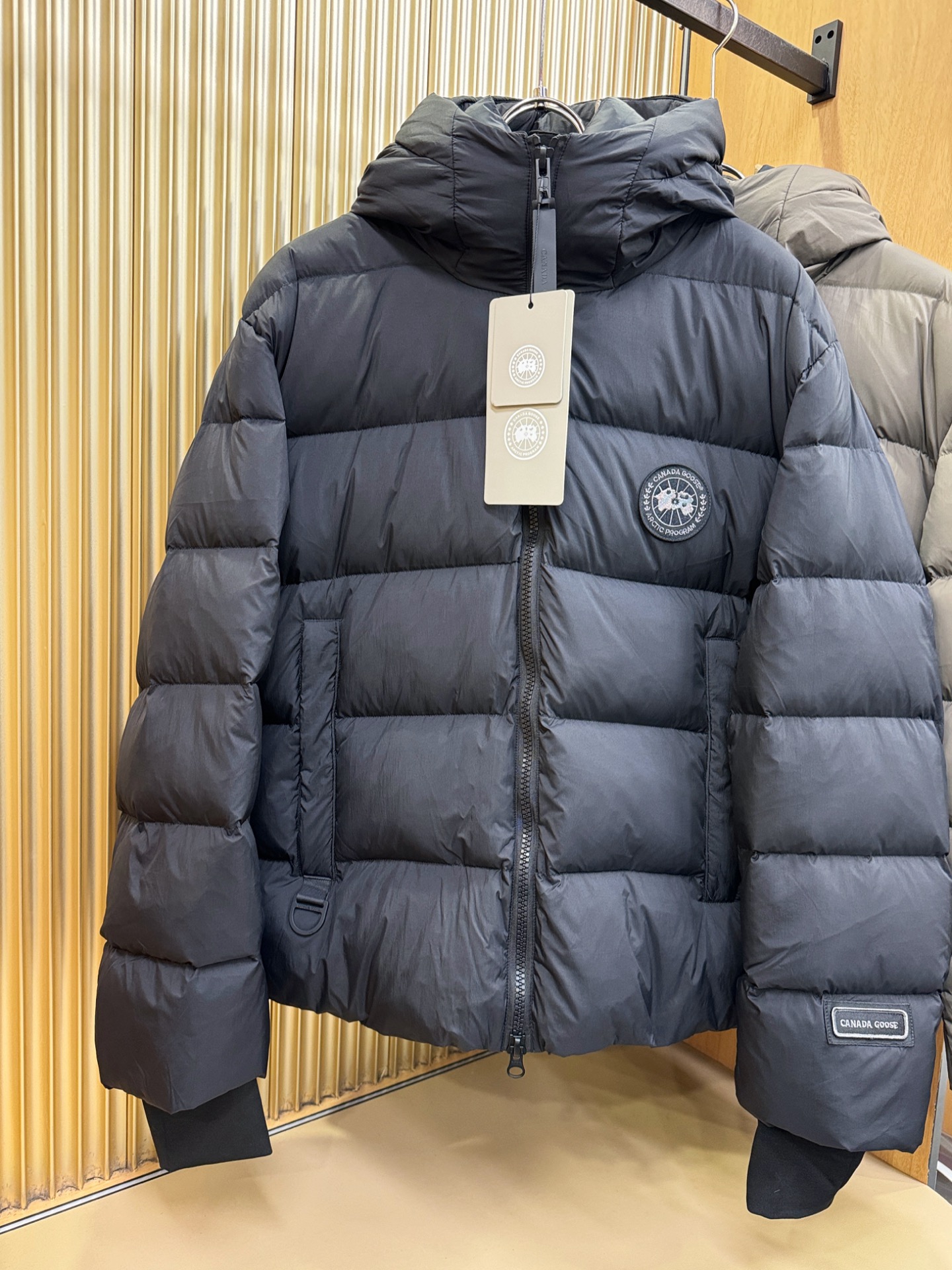加拿大鹅 品牌Canada Goose  2026新款羽绒服秀场新品，品相非常完美，专柜高科技防水面料，内里90%白鹅绒