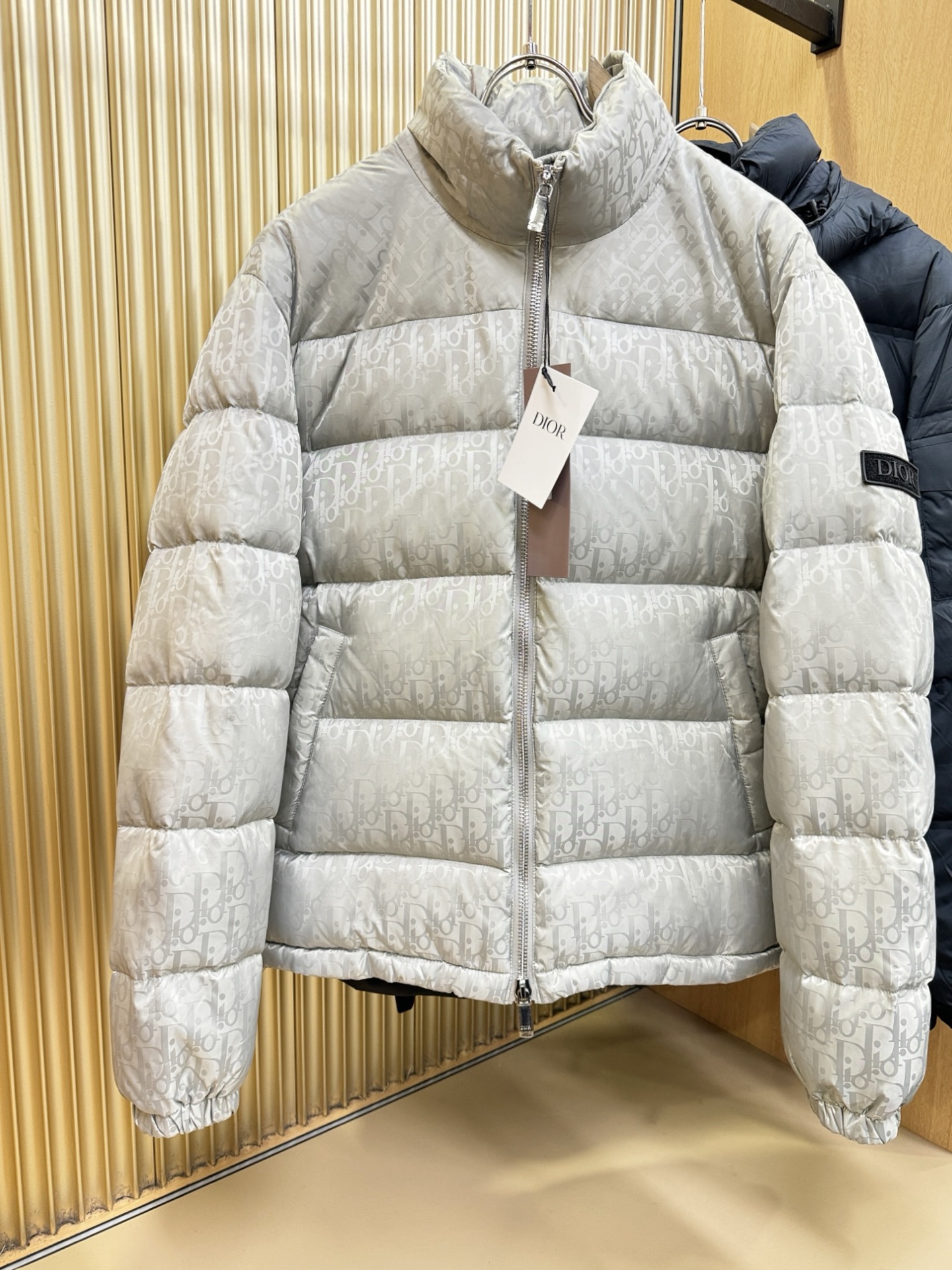 Dior迪奥 2026新款羽绒服秀场新品，品相非常完美，专柜高科技防水面料，内里90%白鹅绒填充，舒适保暖，色泽饱满诱人