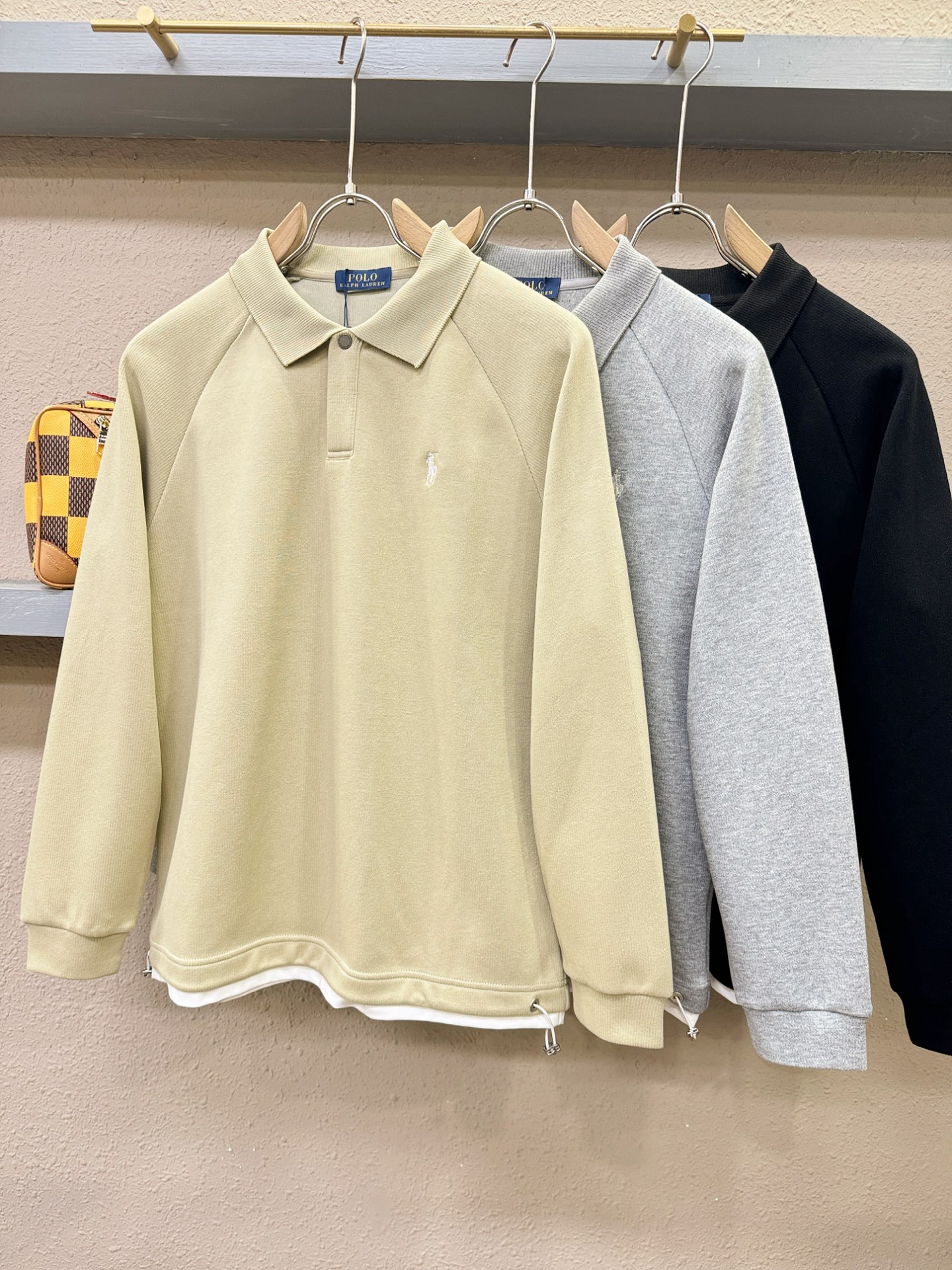 POLO 2026秋季新品，官网同步 经典大气百搭Polo领长袖T恤，顶级原版面料，质感细腻 超柔软亲肤触感！奢华高贵 