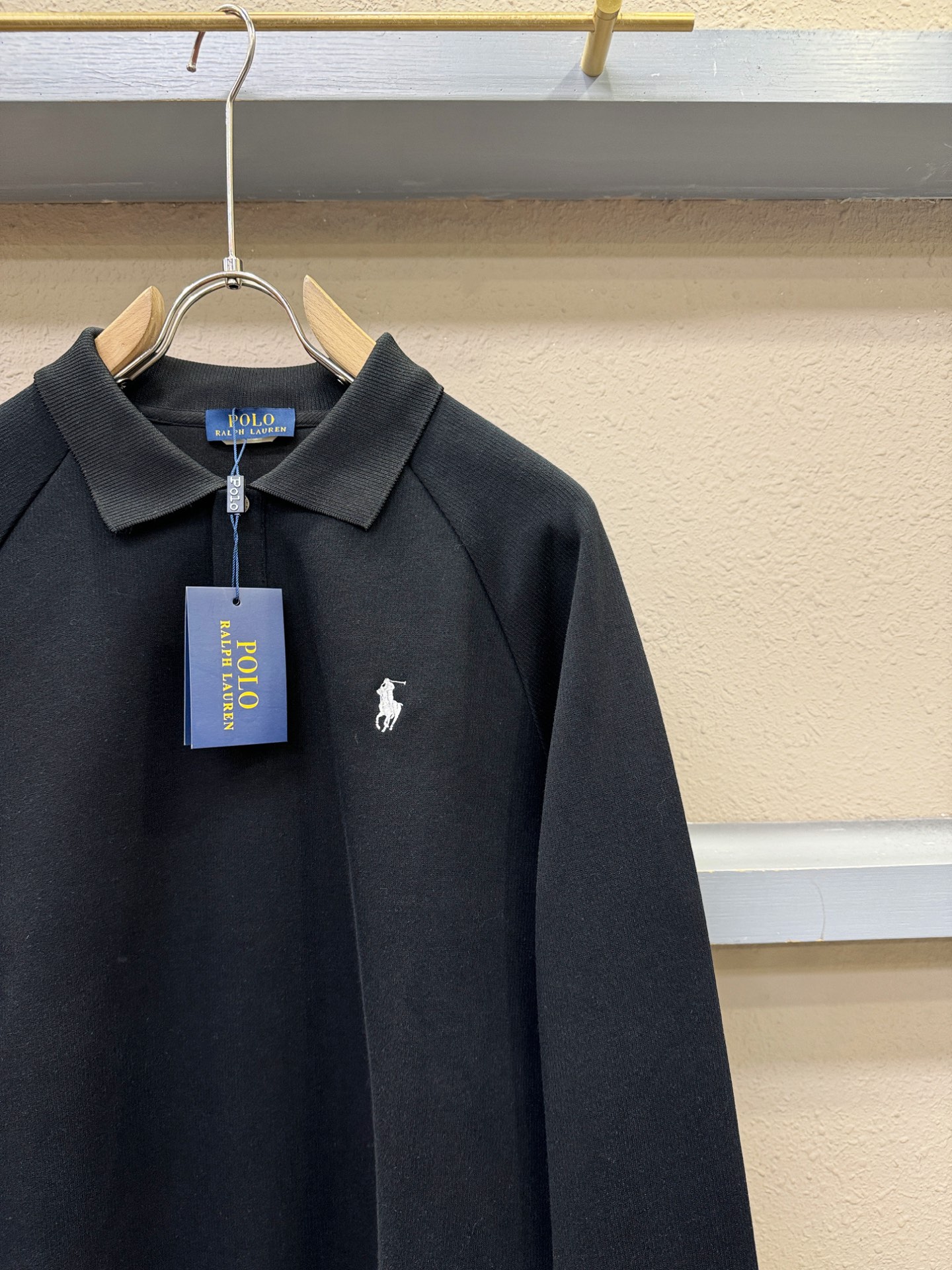 POLO 2026秋季新品，官网同步 经典大气百搭Polo领长袖T恤，顶级原版面料，质感细腻 超柔软亲肤触感！奢华高贵 