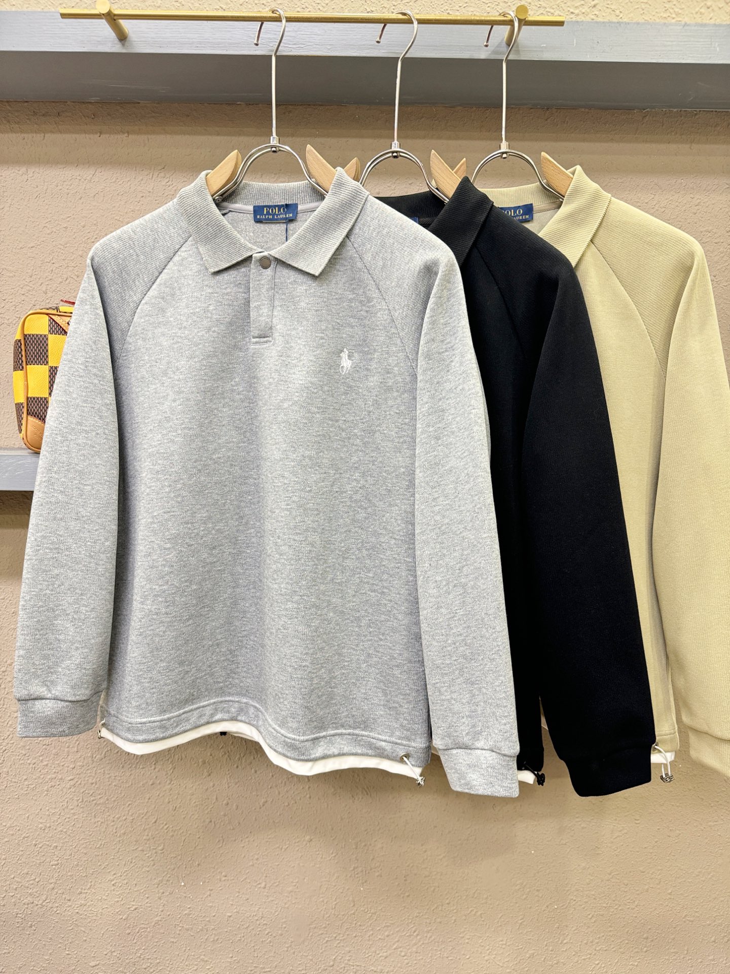 POLO 2026秋季新品，官网同步 经典大气百搭Polo领长袖T恤，顶级原版面料，质感细腻 超柔软亲肤触感！奢华高贵 
