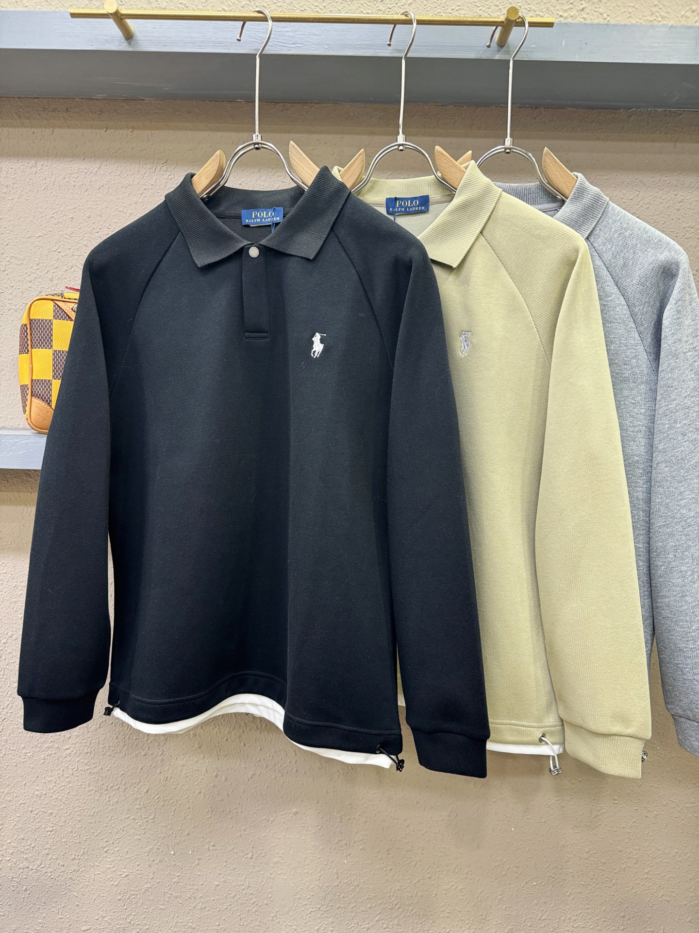 POLO 2026秋季新品，官网同步 经典大气百搭Polo领长袖T恤，顶级原版面料，质感细腻 超柔软亲肤触感！奢华高贵 