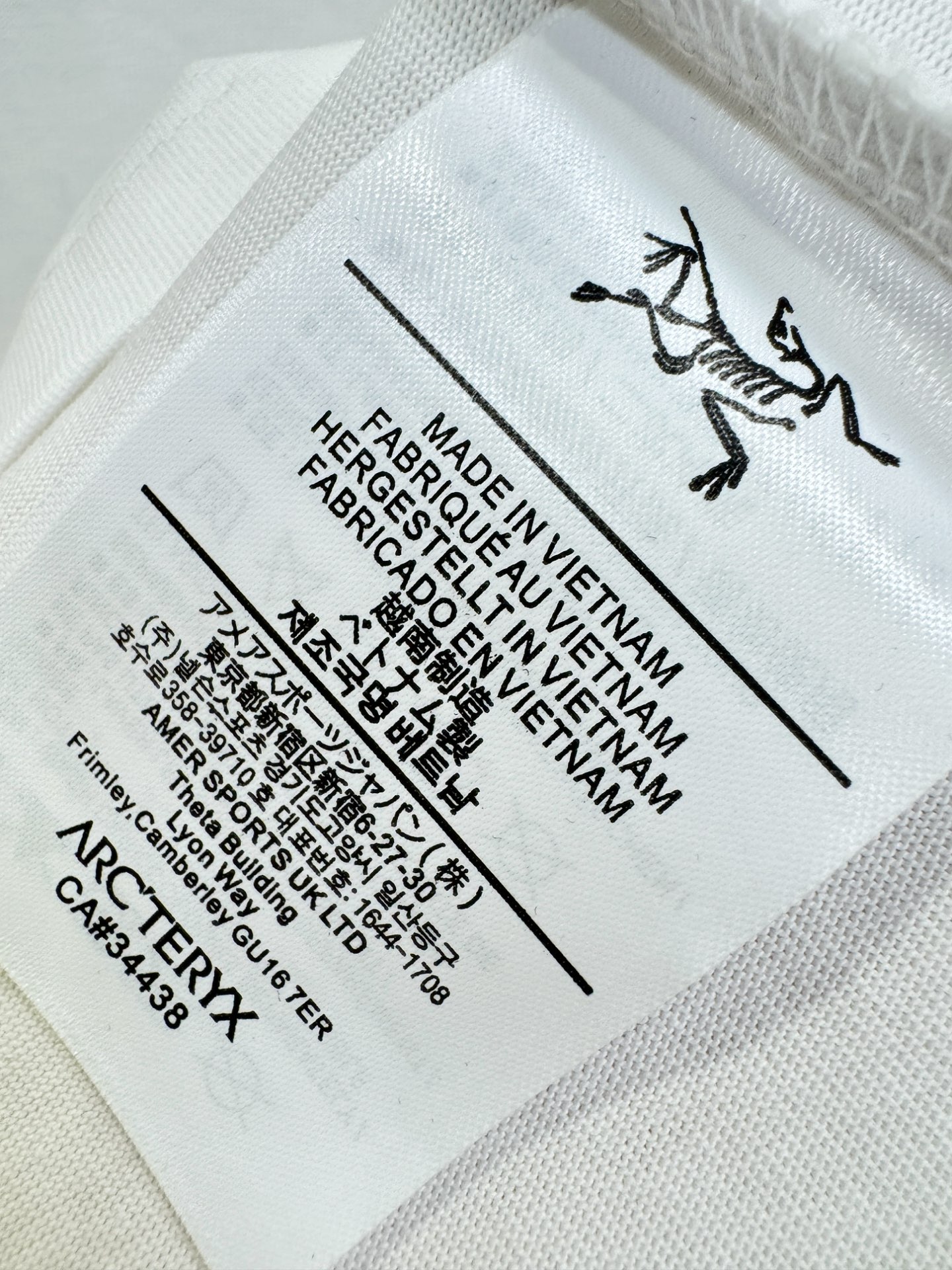 ARC‘TERYX/始祖鸟  2026新款短袖T恤！男女同款！走秀图案时尚休闲短袖T恤衫！设计logo设计！极具设计精选
