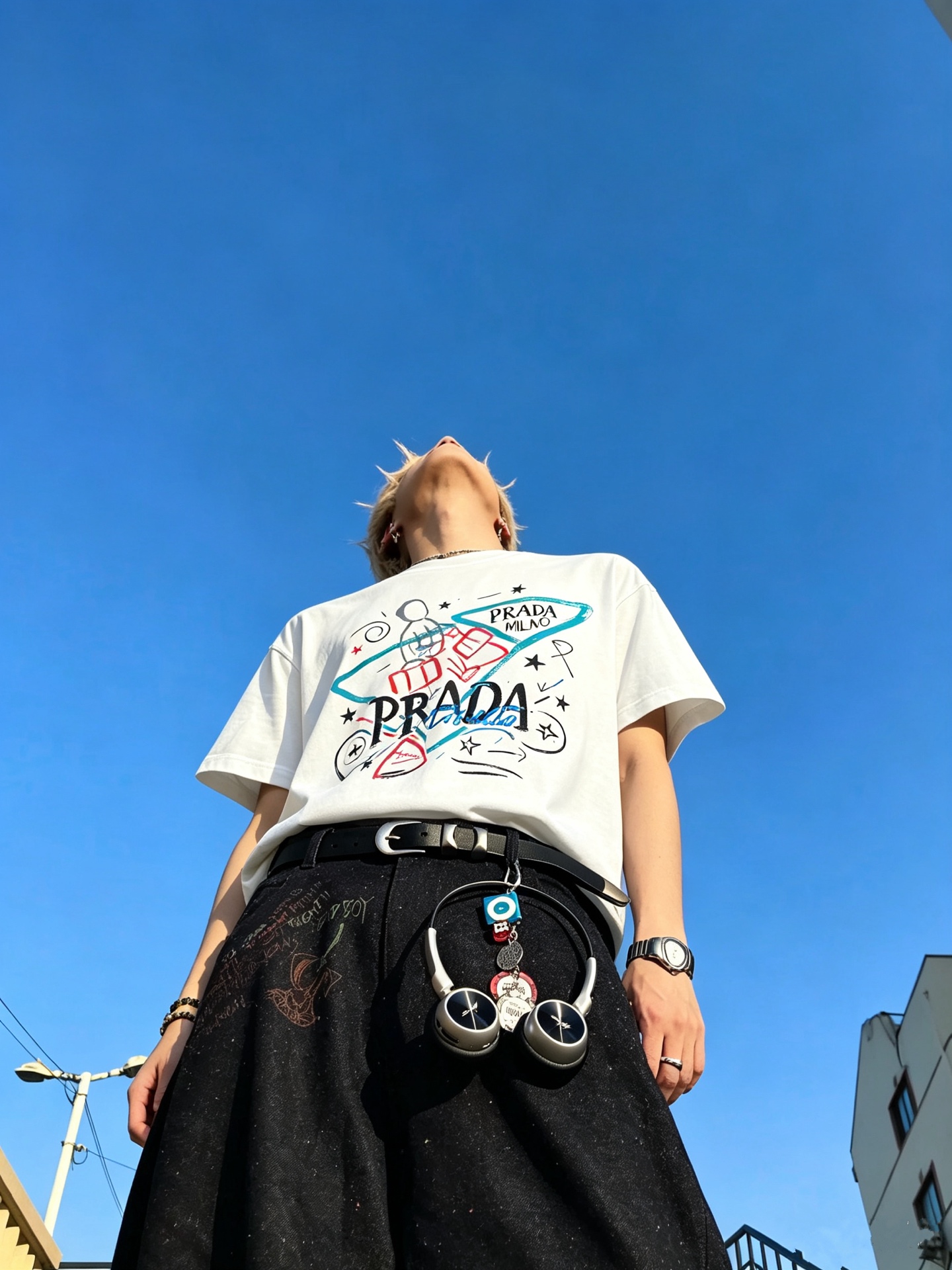 PRADA 普拉达 2026新款短袖T恤!男女同款!走秀图案时尚休闲短袖T恤衫!设计logo设计!极具设计精选客供面料, PRADA 普拉达 2026新款短袖T恤!男女同款!走秀图案时尚休闲短袖T恤衫!设计logo设计!极具设计精选客供面料,
