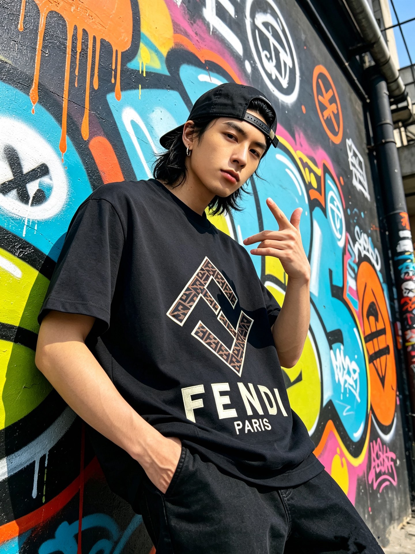 FENDI芬迪 2026新款短袖T恤!男女同款!走秀图案时尚休闲短袖T恤衫!设计logo设计!极具设计精选客供面料,手感 FENDI芬迪 2026新款短袖T恤!男女同款!走秀图案时尚休闲短袖T恤衫!设计logo设计!极具设计精选客供面料,手感