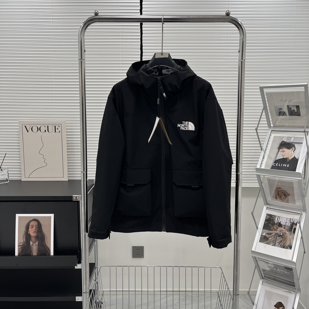 SY887# The North Face Men’s Windproof Jacket with Waterproof Pockets - 图片 4