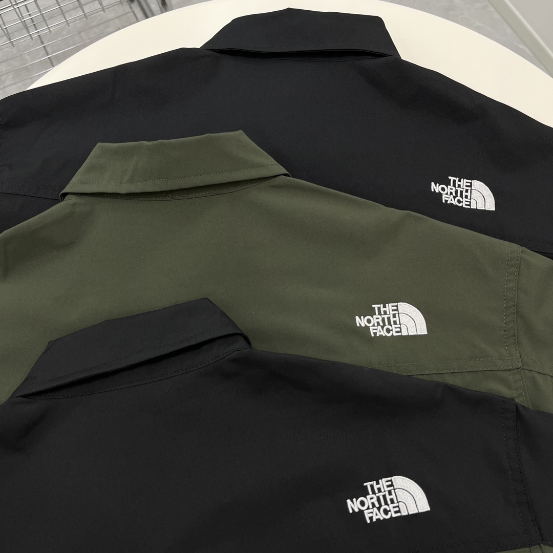 Product Summary: North Face L/S Nuptse Shirt in Green and Black, Various Sizes. - 图片 9