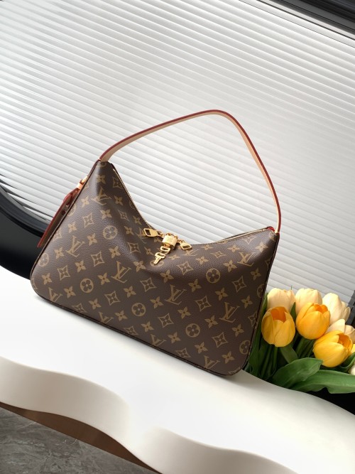 Elegant Monogram Hobo Bag, Designer Shoulder Bag, Fashionable Handbag for Women 1 Elegant Monogram Hobo Bag, Designer Shoulder Bag, Fashionable Handbag for Women