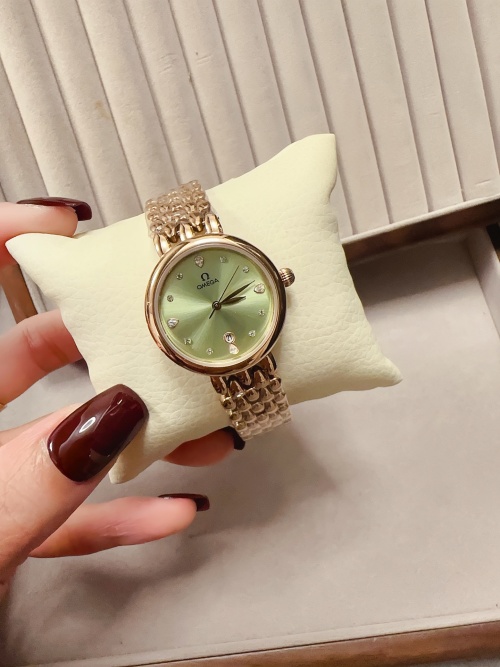 Omega De Ville Prestige Ladies Watch - 27mm, Rose Gold, Green Dial 1 Omega De Ville Prestige Ladies Watch - 27mm, Rose Gold, Green Dial
