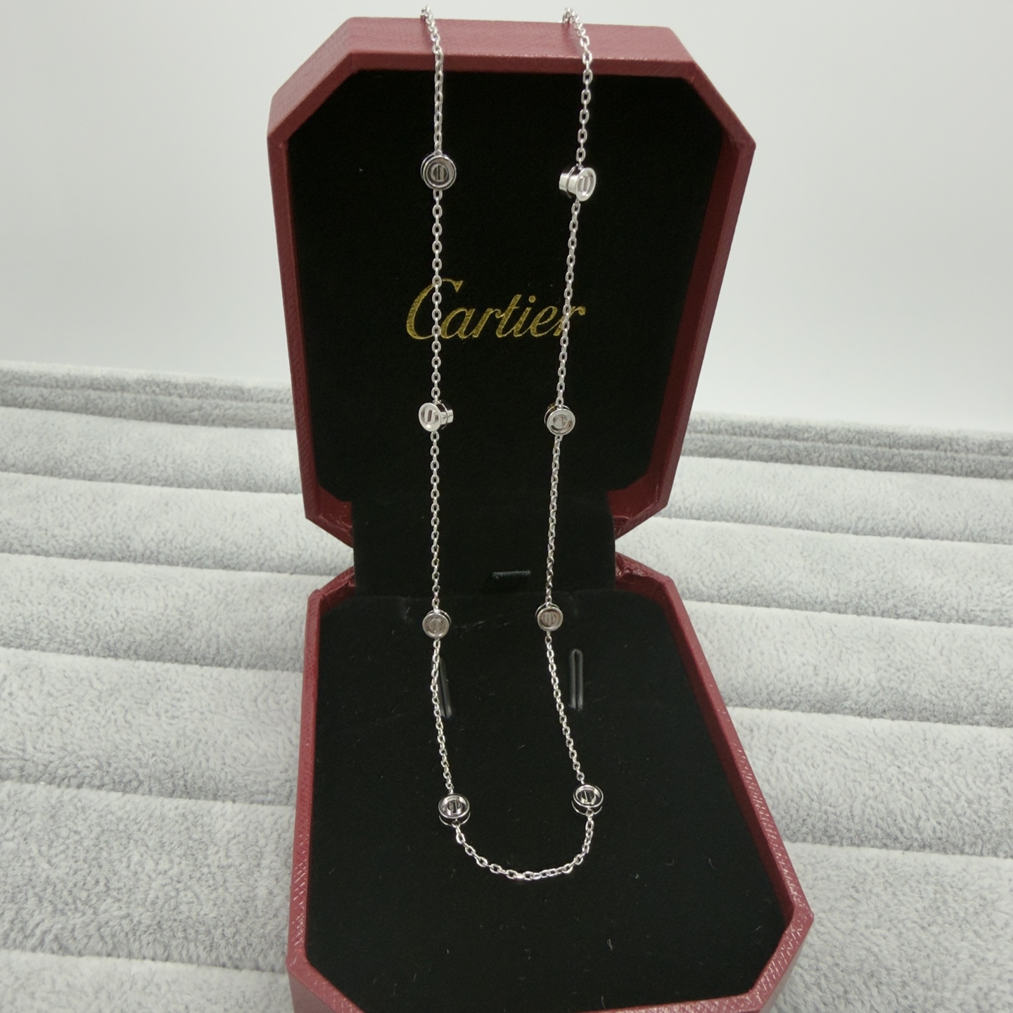 Cartier 卡地亚 双环扣项链 CNC精雕 意大利定制链条-顶级品质