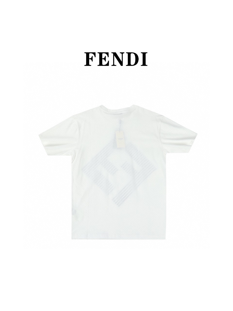 Fendi/芬迪24ss新款双F字母印花短袖T恤