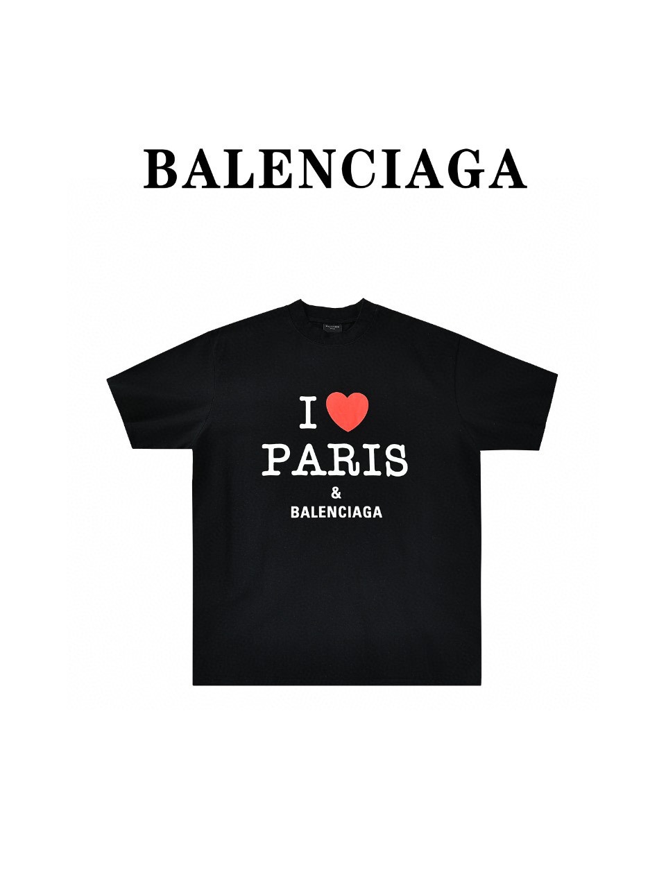 Balenciaga 巴黎世家 BLCG 24SS 情人节限定爱心印花短袖T恤