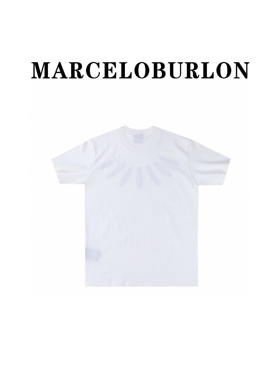 MarceloBurlon/马克布隆彩肩膀羽毛短袖