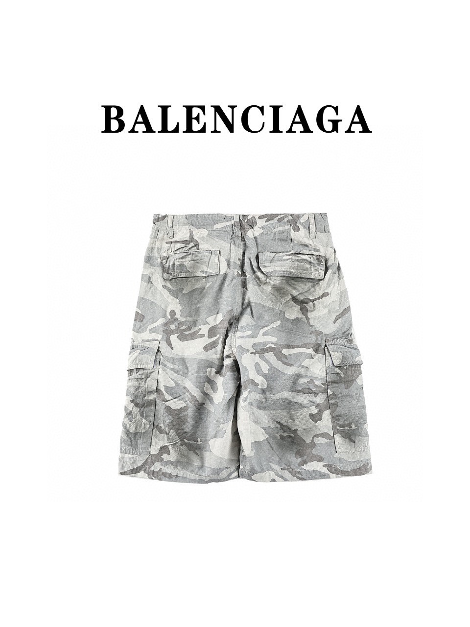 Balenciaga巴黎世家BLCG 24SS新款迷彩短裤