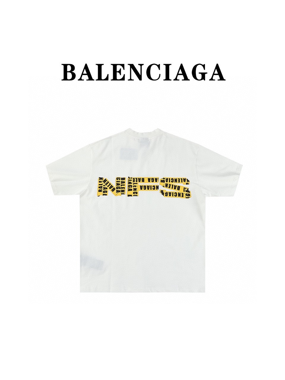 Balenciaga/巴黎世家 24ss 集结印花后背胶条极品飞车印花短袖