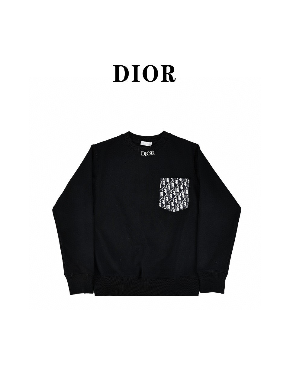 Réplique en ligne
 Dior Vêtements Sweatshirts Broderie de fleurs Unisexe Coton