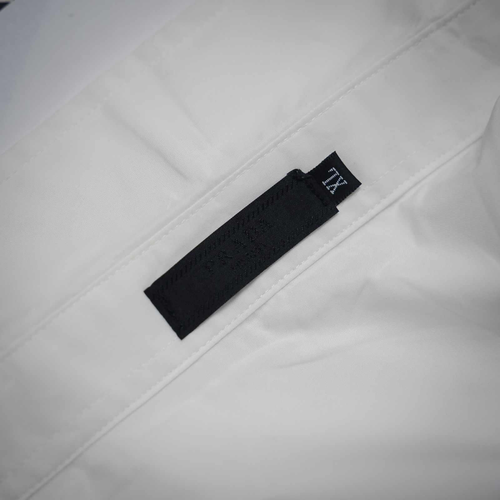 PRADA/普拉达PRD 24ss三角标口袋府绸长袖衬衫