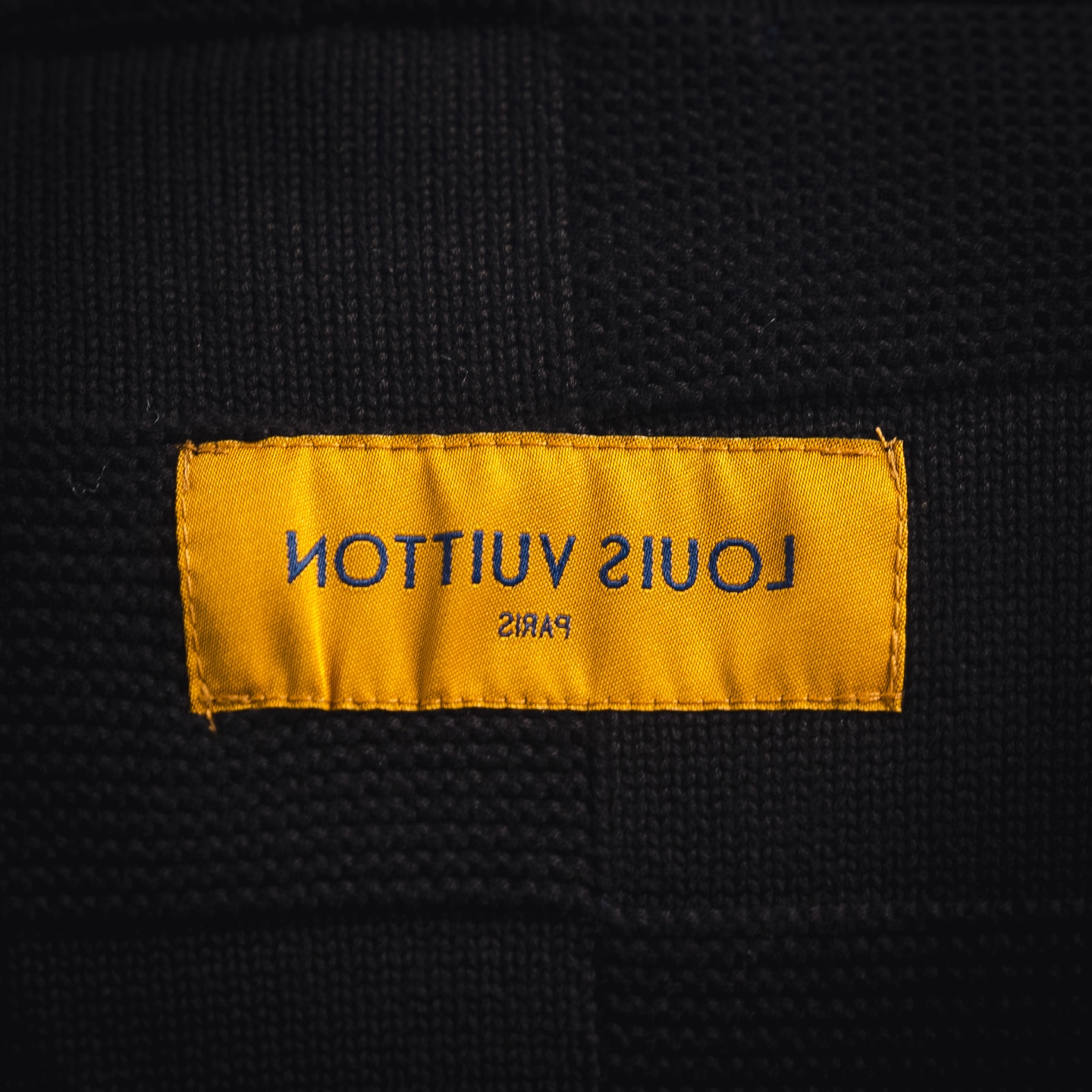 LouisVuitton /路易威登22SS胸前别针棋盘格针织毛衣