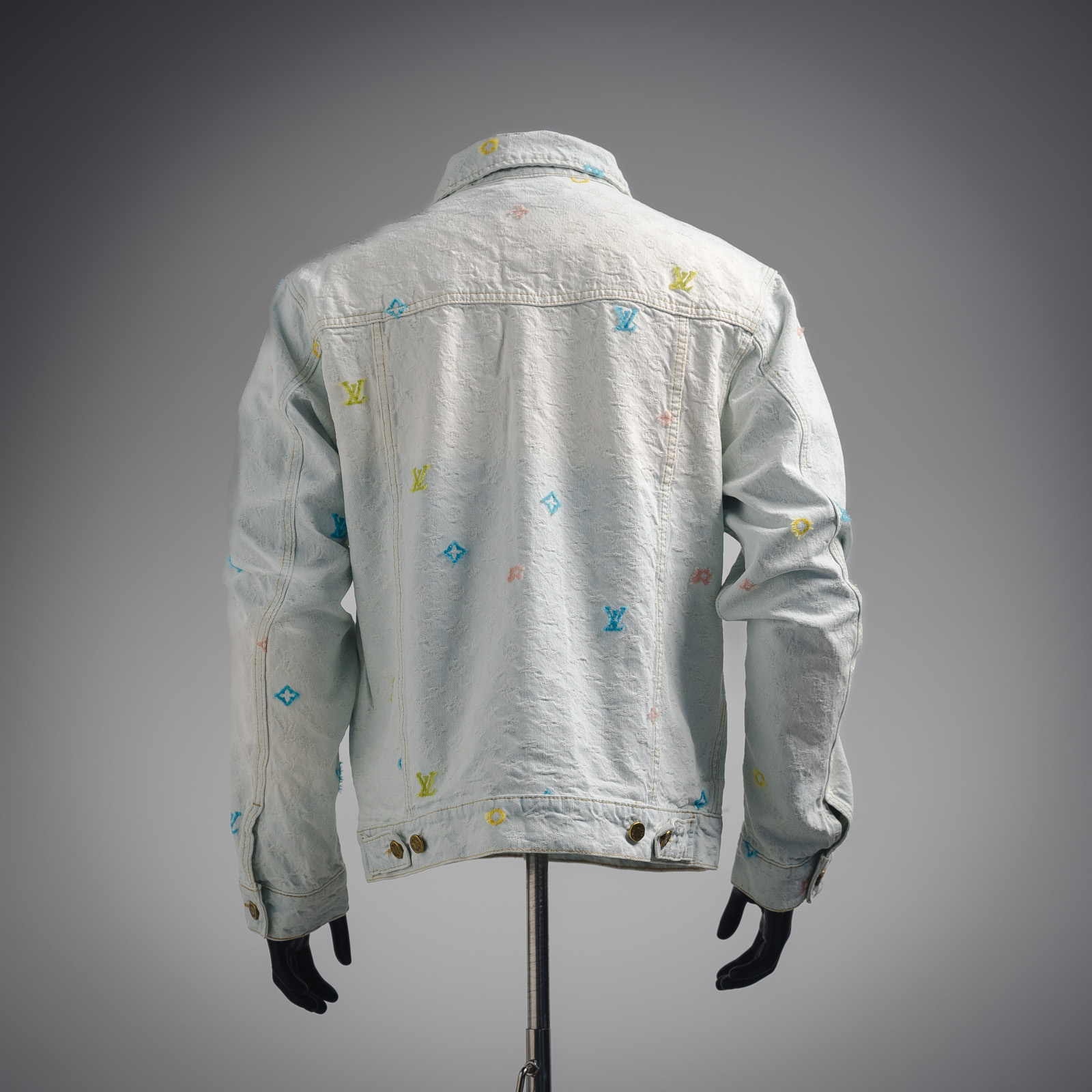 Louis Vuitton/路易威登 Tyler联名老花提花刺绣牛仔外套