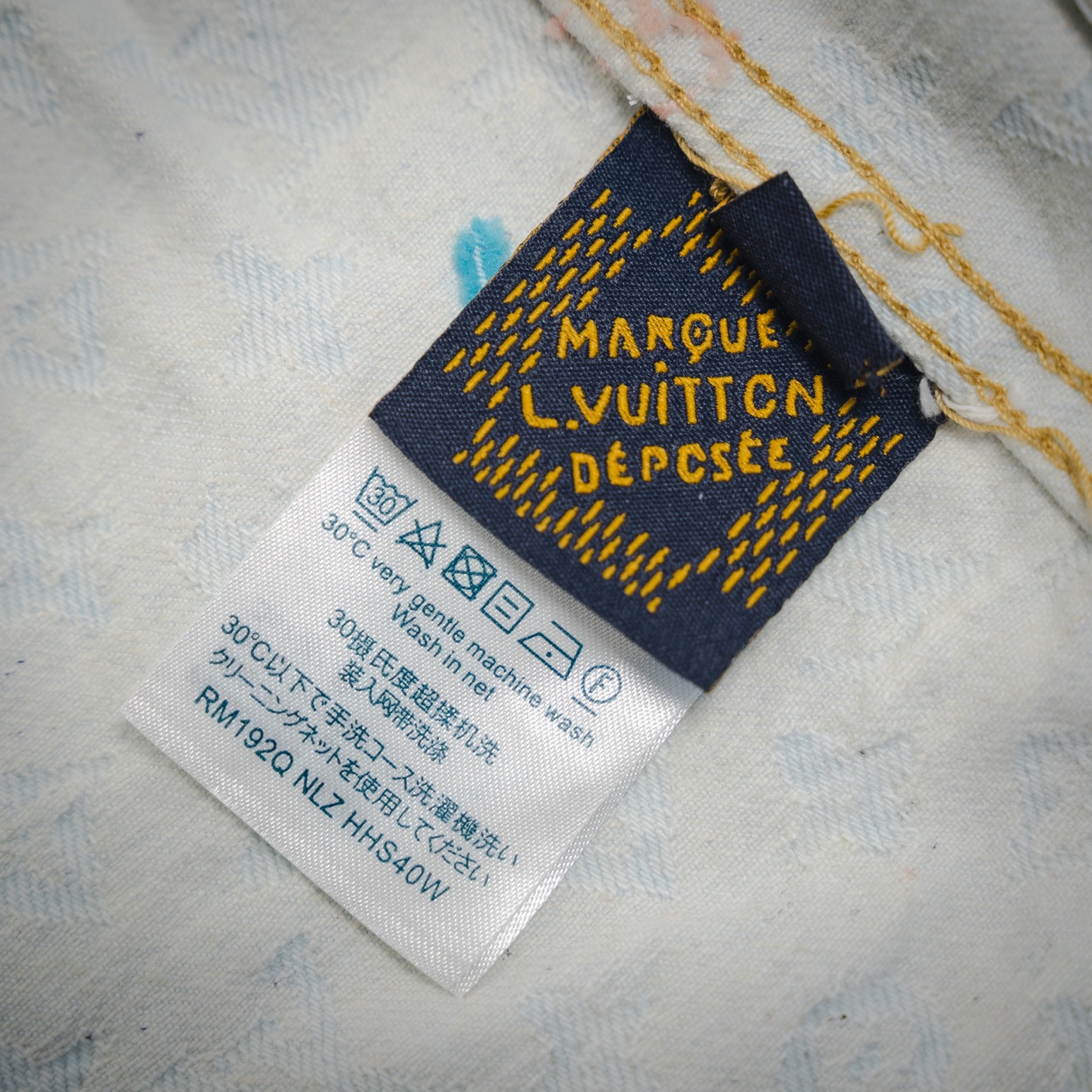 Louis Vuitton/路易威登 Tyler联名老花提花刺绣牛仔外套