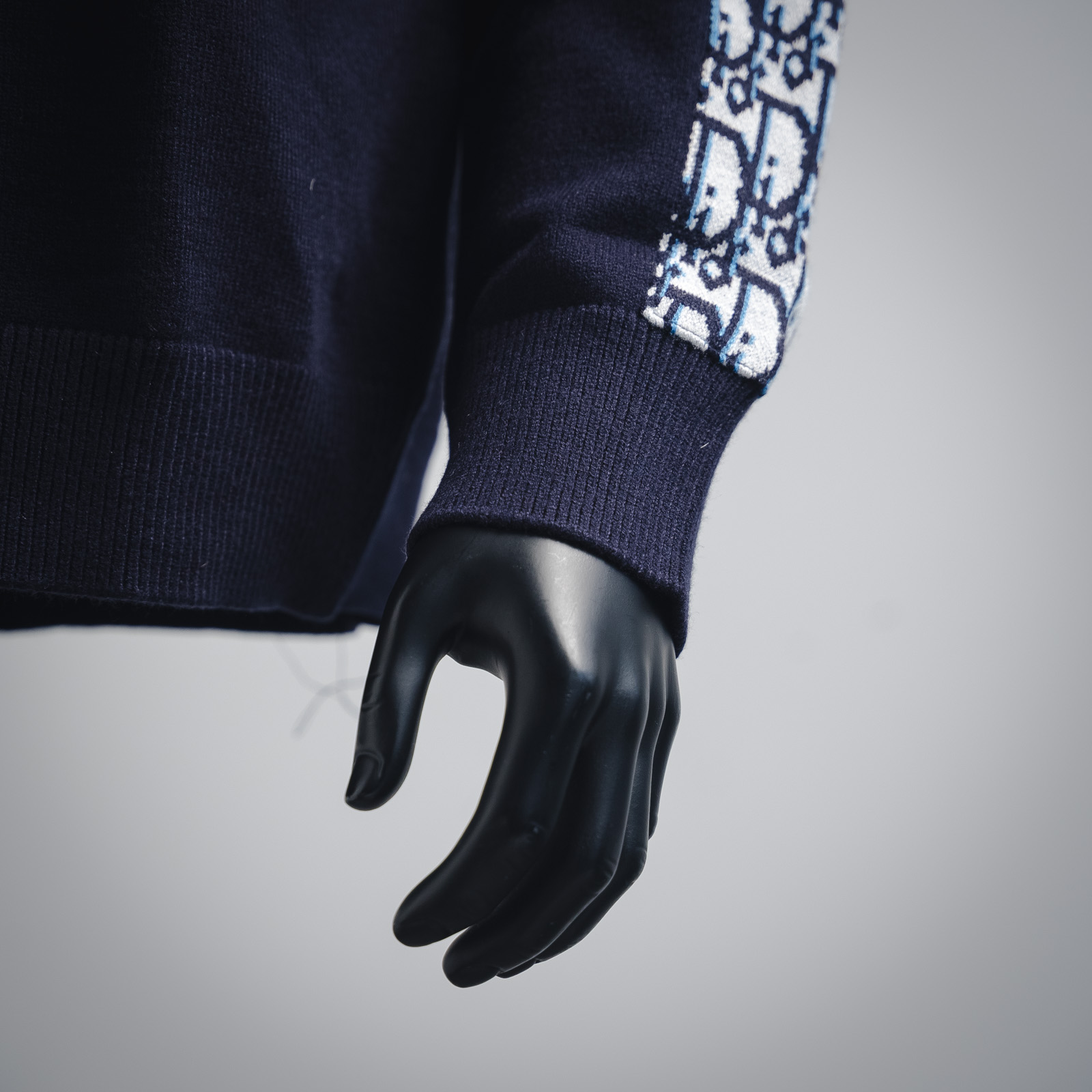 DIOR/迪奥CD2023SS经典款侧边字母LOGO织带套头毛衣