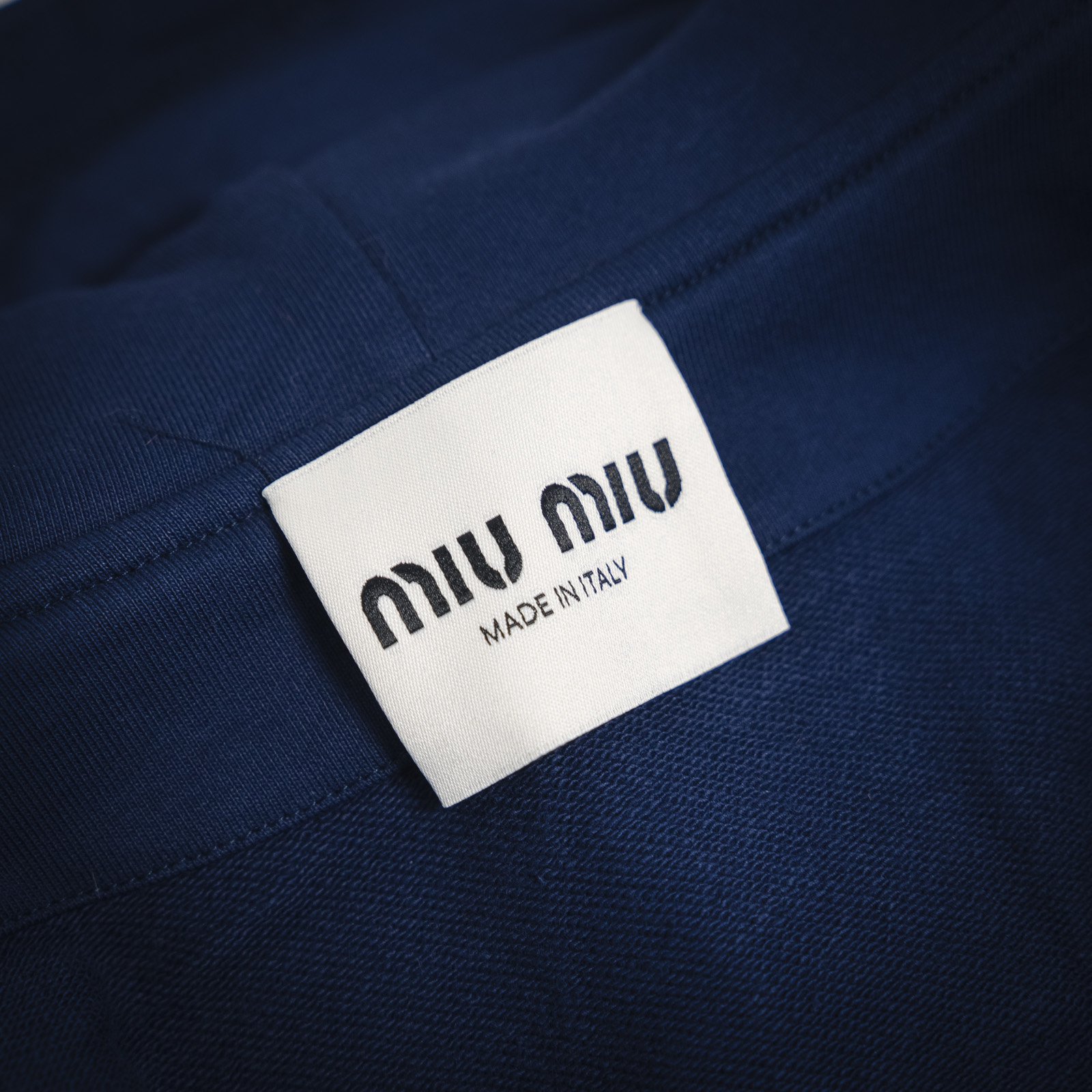 MIUMIU 缪缪 24FW 贴布刺绣字母拉链外套