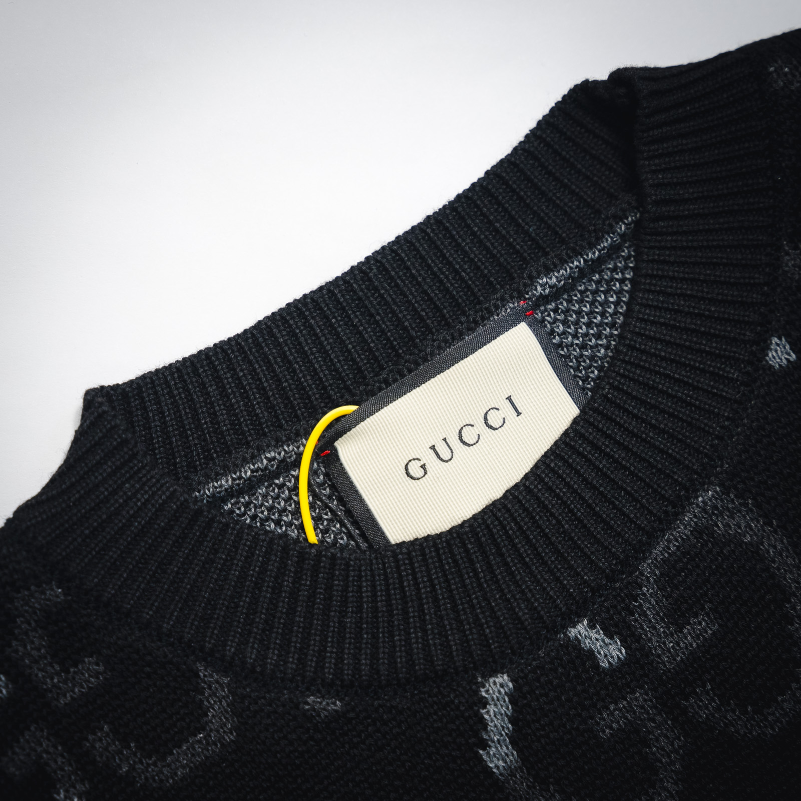 GUCCI/古驰 经典互扣式图案针织套头毛衣