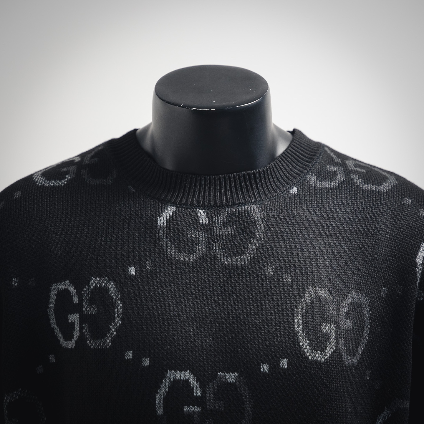 GUCCI/古驰 经典互扣式图案针织套头毛衣